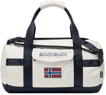 Napapijri Bering Travel Small beige silvr Weekendtas - H 27 x B 44 x D 27