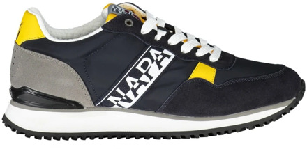 Napapijri Blauwe Sneaker - Polyester Napapijri , Multicolor , Heren - 44 Eu,40 Eu,43 Eu,45 Eu,42 Eu,41 EU