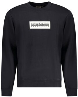 Napapijri Box Crew Sweater Lange Mouw - maat 2XL Zwart
