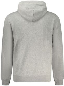 Napapijri Box Logo Hoodie Grijs Melange - maat 2XL