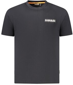 Napapijri Box T-shirt Korte Mouw Tee Donkergrijs