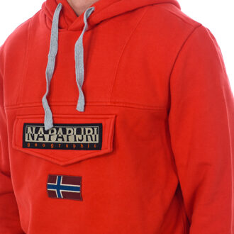 Napapijri Burgee Wint 2 sweatshirt met verstelbare capuchon NP0A4GJD heren Rood