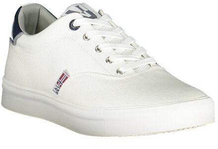 Napapijri Canvas Lage Sneakers - maat Wit