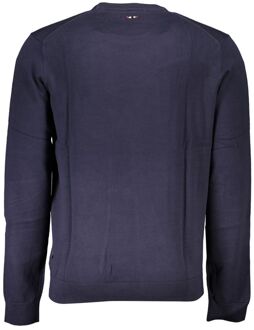 Napapijri Casual Trui Ronde Hals Gebreide Trui - maat S Donkerblauw