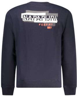 Napapijri Crew Neck Sweatshirt Box Logo Np0a4g70806 - maat XL Donkerblauw