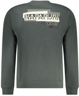 Napapijri Crewneck Sweatshirt Box Logo Stijl - maat S Grijs