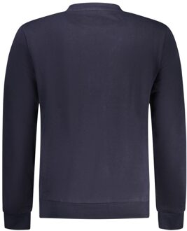 Napapijri Crewneck Sweatshirt Box Logo Stijl Navy