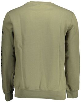 Napapijri Crewneck Sweatshirt Met Grafische Mouwen Salie Groen - 2XL