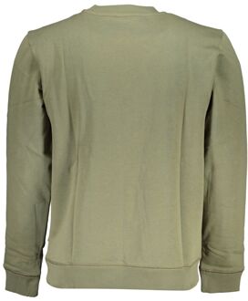 Napapijri Crewneck Sweatshirt Noorwegen Vlagstijl - maat S Salie Groen