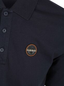 Napapijri E-Badge Polo Navy Donkerblauw - L,M,XL,XXL