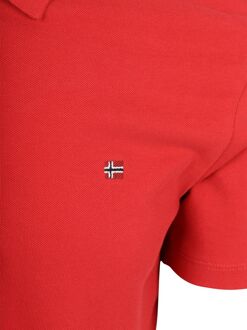 Napapijri Ealis Polo Rood - 3XL,L,M,XL,XXL