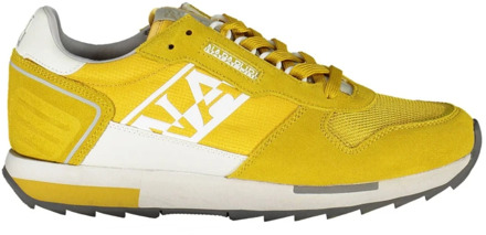 Napapijri Gele Sneaker - Polyester Napapijri , Yellow , Heren - 41 Eu,40 Eu,44 Eu,43 Eu,42 Eu,45 EU