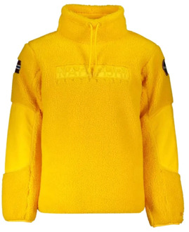 Napapijri Gele Sweater - Polyestermix Napapijri , Yellow , Heren - L,M