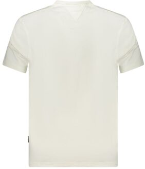 Napapijri Geografische T-shirt Vlagprint Ivoor