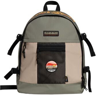Napapijri H-Bay Backpack green lichen Groen - H 46 x B 40 x D 14 cm
