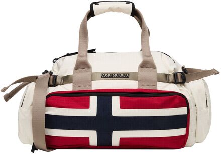 Napapijri H-Nadir Duffle S beige dimity weekendtas handbagage - H 22.5 x B 25 x D 55 cm