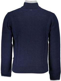 Napapijri Half Zip Gebreide Trui Donkerblauw