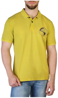 Napapijri Katoenen Polo Shirt voor Heren Napapijri , Yellow , Heren