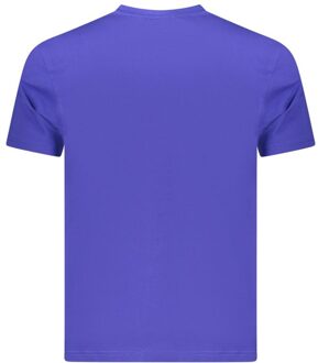 Napapijri Klassiek Korte Mouwen T-shirt Middelblauw