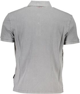 Napapijri Korte Mouw Polo Shirt Klassieke Pasvorm - maat Grijs