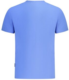 Napapijri Korte Mouwen Crew Neck T-shirt Lichtblauw - S