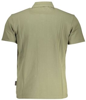 Napapijri Korte Mouwen Polo Shirt Casual Stijl - maat Salie Groen