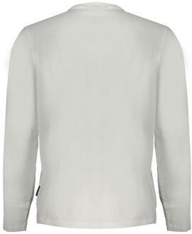 Napapijri Langsleeve T-shirt met ronde hals - maat L Wit