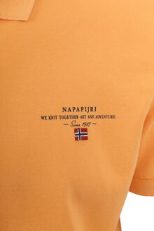 Napapijri Polo Elbas Oranje - M,XL