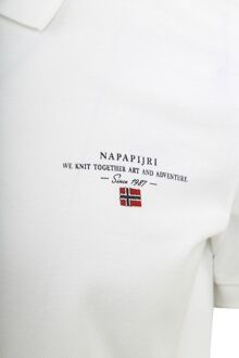 Napapijri Polo Elbas Wit - 3XL,M,S