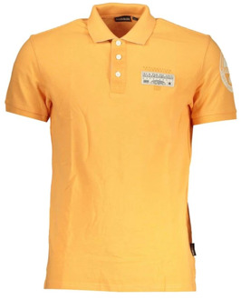 Napapijri Polo Shirts Napapijri , Orange , Heren - 2Xl,Xl,3Xl