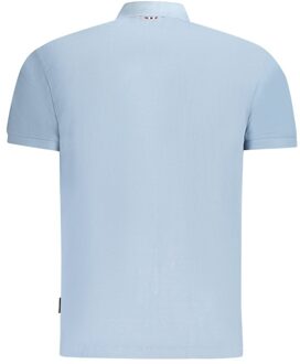 Napapijri Poloshirt Classic Stijl - maat S Lichtblauw