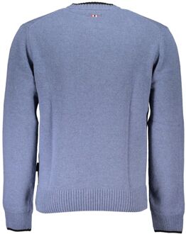 Napapijri Ronde Hals Trui Breiwerk Sweater - maat 2XL Lichtgrijs