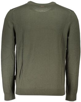 Napapijri Ronde Hals Trui Stijl Model Salie Groen - 2XL