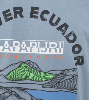Napapijri Sangay T-shirt Lichtblauw - M