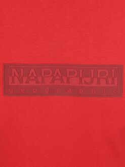 Napapijri T-shirt Logo Rood - L,M,XL,XXL