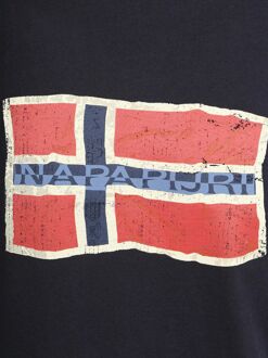 Napapijri T-shirt Mahsa Navy Donkerblauw - L,M,XL,XXL