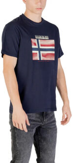 Napapijri T-shirts men t-shirt Blauw