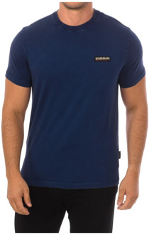 Napapijri T-Shirts Napapijri , Blue , Heren - XL