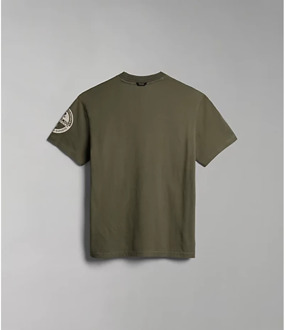 Napapijri T-Shirts Napapijri , Green , Heren - L,S