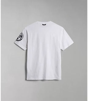 Napapijri T-Shirts Napapijri , White , Heren - Xl,L,M