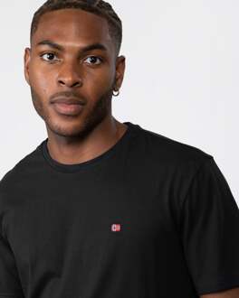 Napapijri T-shirts Salis Short Sleeve Sum Zwart - L