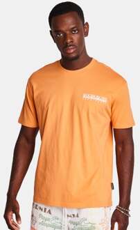 Napapijri Theo - Heren T-shirts Orange - XS