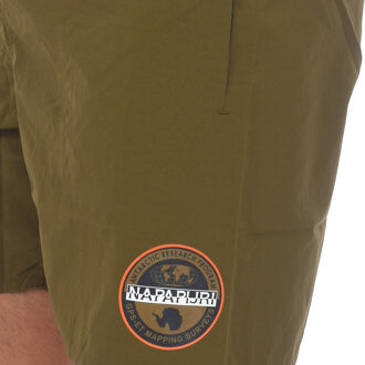 Napapijri V-VERNEY kort badpak met sneldrogende stof NP0A4G5C heren - maat M Groen