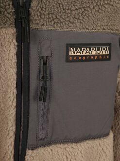 Napapijri Vest Yupik Fleece Nature Groen - L,M,XL,XXL