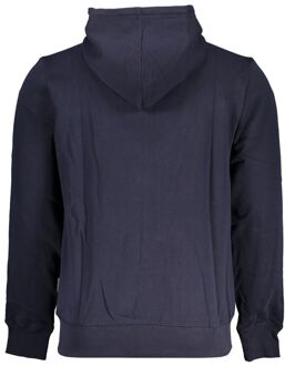 Napapijri Zip Hoodie Sweatshirt Na28076 - maat S Donkerblauw