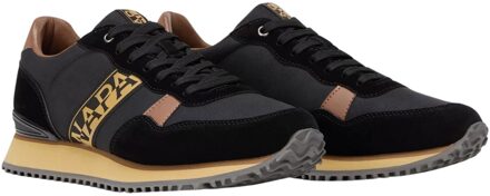 Napapijri Zwarte en bruine schoenen F4Cosmos01/Syn Napapijri , Black , Heren - 44 Eu,42 Eu,43 Eu,45 EU