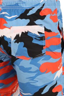Napapijri Zwembroek Print Blauw - L
