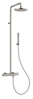 Napoli douchesysteem thermostatisch met hoofddouche Ø20cm met handdouche staafmodel m.1 stand RVS