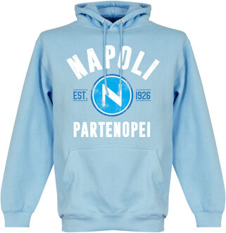 Napoli Established Hooded Sweater - Lichtblauw