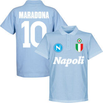 Napoli Team Polo Shirt - Lichtblauw - XL